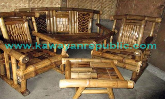 Bamboo Living Room Set - Ayessa